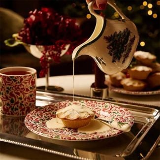 Spode Christmas Tree Yuletide Salad Plates, Set of 4