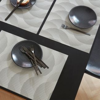 Chilewich Arc Rectangular Placemat, Sesame