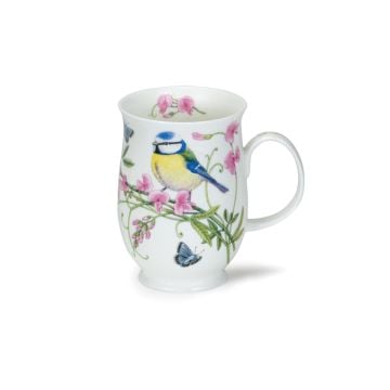 Dunoon Suffolk Mug, Hedgerow Birds Blue Tit
