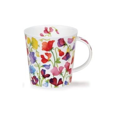 Dunoon Cairngorm Mug, Floral Fiesta Sweet Pea
