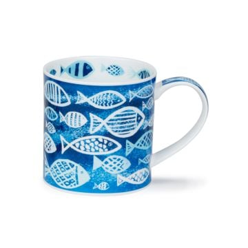 Dunoon Orkney Mug, Blue Shoal Blue