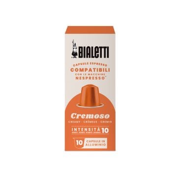 Bialetti Nespresso Compatible Capsules Cremoso, Set of 10