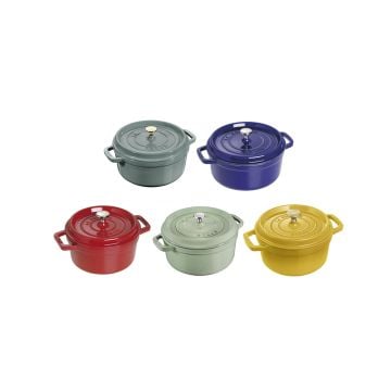 Staub La Cocotte Cast Iron Round Casserole, 20cm