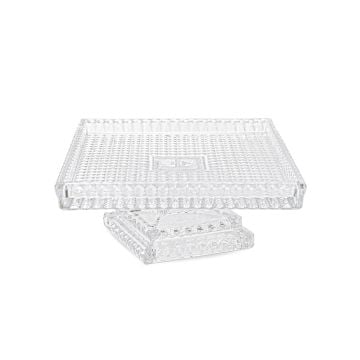 Villeroy & Boch Spiral Footed Rectangular Tray