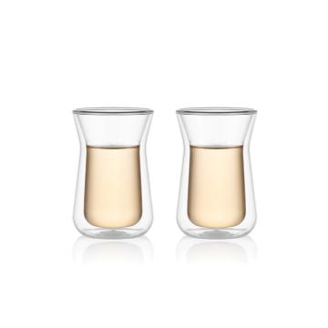 Bodum Melior Double Wall Tea Glasses, Set of 2