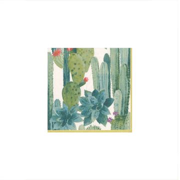 Caspari Culiko Cocktail Napkins, Set of 20