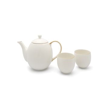 Bredemeijer Canterbury Teapot with 2 Mugs