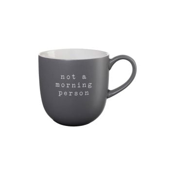 ASA Selection Hey! Mug Grey, Not a Morning Person
