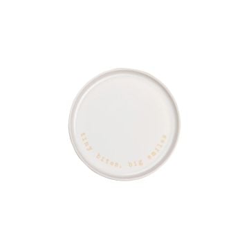 ASA Selection Hey! Snack Plate Beige, Tiny Bites Big Smiles