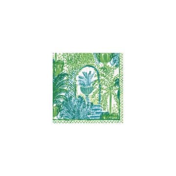 Caspari Garden Arbors Cocktail Napkins, Set of 20