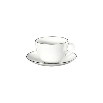 ASA Selection à Table Ligne Noire Coffee Cup and Saucer