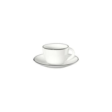 ASA Selection à Table Ligne Noire Espresso Cup and Saucer