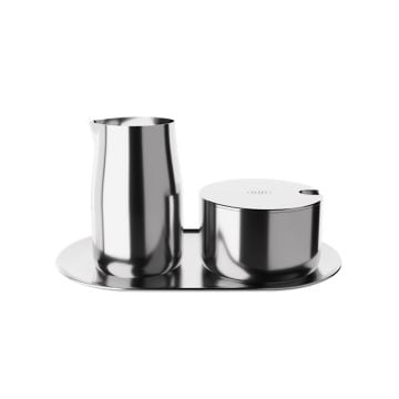 Alfi Sugar Bowl and Creamer, Set of 2