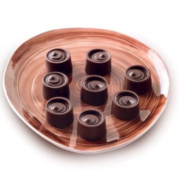 Silikomart Easy Choc Vertigo Chocolate Mould, 15 Cavities
