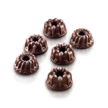Silikomart Easy Choc Fantasia Chocolate Mould, 15 Cavities