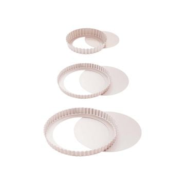 CHEFMADE Non-Stick Round Tart Pan with Loose Bottom