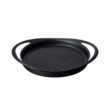 Unilloy Cast Iron Round Grill Pan