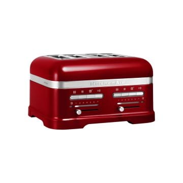 حماصة توست أرتيزان، لون أحمر كاندي آبل، 4 شرائح، كيتشن ايد-KitchenAid