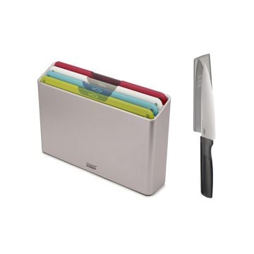 Joseph Joseph Folio Small Chopping Boards with Knife Multicolor, Set of 5