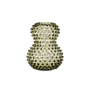 Anna Von Lipa Hobnail Medium Birdie Vase, Soft Olive Green