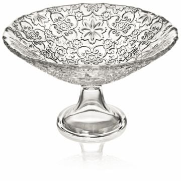 IVV Arabesque Footed Bowl, 25 cm, Clear