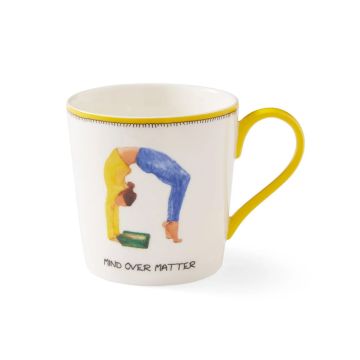 Portmeirion Kit Kemp Doodles Mug, Mind Over Matter