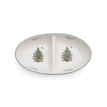 Spode Christmas Tree Divided Serving Plate