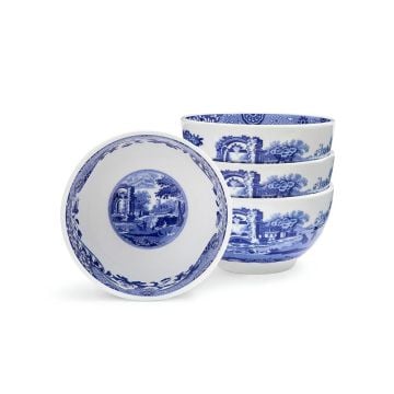 Spode Blue Italian Dip Bowls, Set of 4