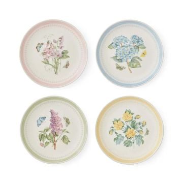 Portmeirion Botanic Garden Sketchbook Dinner Plates, Set of 4