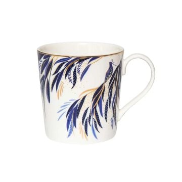 Portmeirion Sara Miller Anniversary Mug, Feather Tail