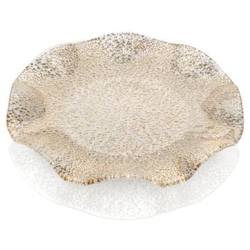 IVV Special Gold Scalloped Platter