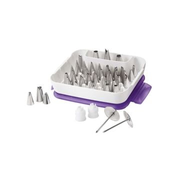 Wilton Master Cake Decorating Piping Tips, Set of 55