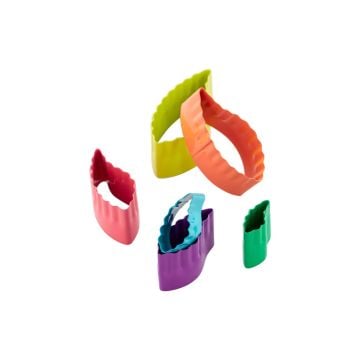 Wilton Leaf Fondant Double Cut-Outs, Set of 6