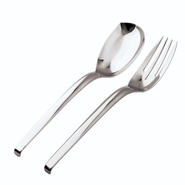 Sambonet Living Large Serving Fork and Spoon Set, 2 pieces