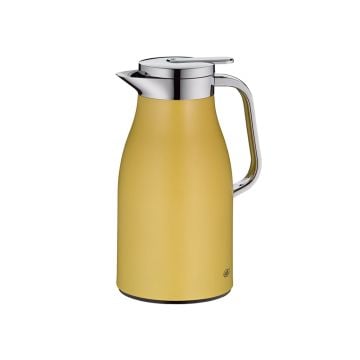 Alfi Skyline Tea Flask, Mustard and Chrome