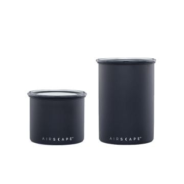 Airscape Vacuum Sealed Coffee Storage Canister, Matte Black