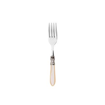 Aladdin Old Silver Plated Serving Fork, Ivory