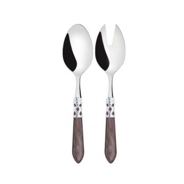 Bugatti Aladdin Chocolate Salad Servers, Set of 2