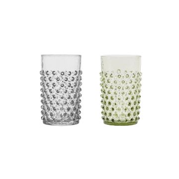 Anna Von Lipa Hobnail Tumblers, Set of 2