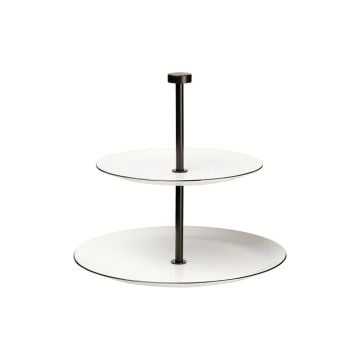 ASA Selection à Table Ligne Noire 2-Tier Etagere