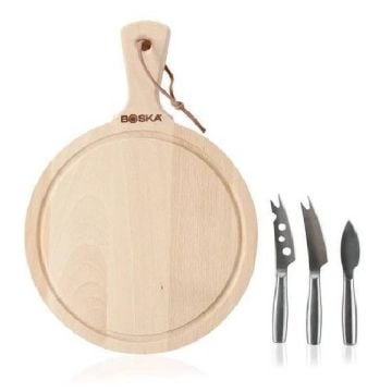 Boska Pro Amigo Cheese Knives with Board,  Set of 4