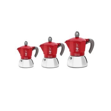 Bialetti Moka Induction Espresso Maker, Red