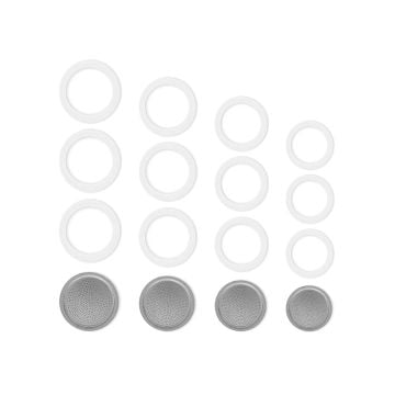 Bialetti Replacement Gaskets and Filter, Set of 4