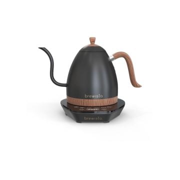 Brewista Artisan Electric Gooseneck Kettle, Black & Brown