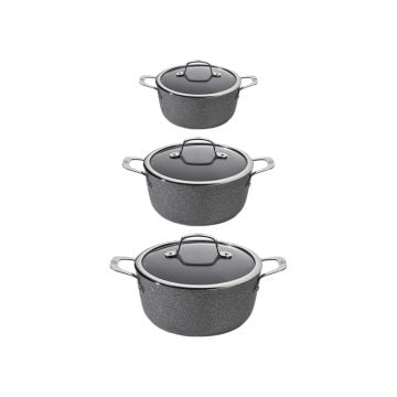 Ballarini Salina Granitium Casserole with Lid