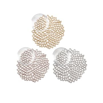 Chilewich Dahlia Coasters, Set of 6