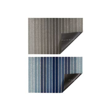 Chilewich Block Stripe Shag Doormat