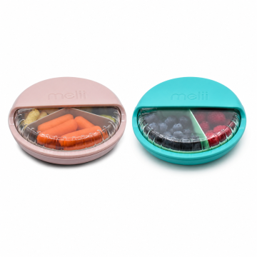 Melii Spin Snack Container, 3 Compartments
