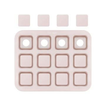 CHEFMADE Mini Square Pan with Loose Bottom, 12 Cavities