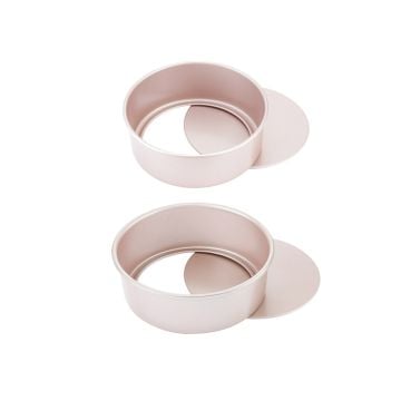 CHEFMADE Non-Stick Round Cake Pan with Loose Bottom